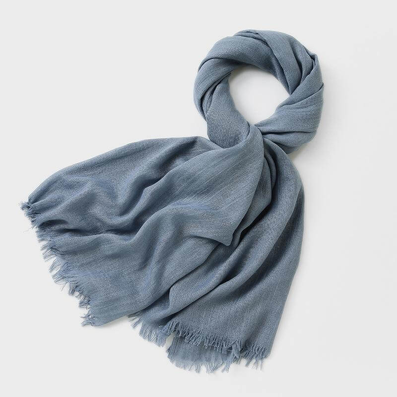 Slubväv scarf | Lätt | Mjuk | Vårscarf | Scarf för kvinnor-Mira Lina