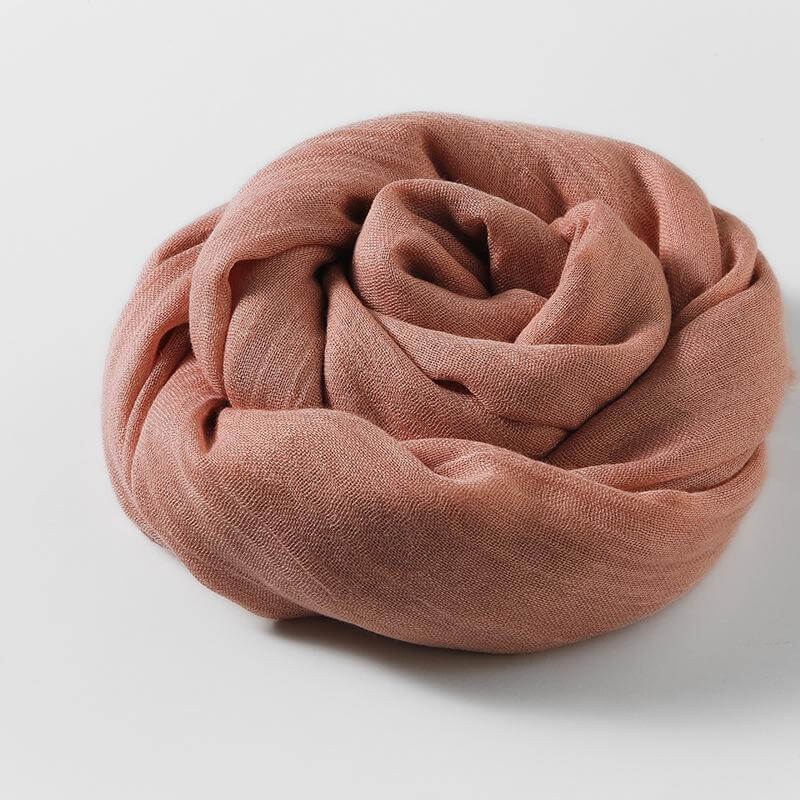 Slubväv scarf | Lätt | Mjuk | Vårscarf | Scarf för kvinnor-Mira Lina