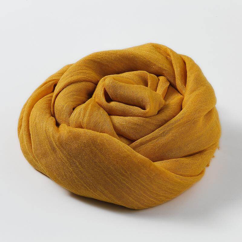 Slubväv scarf | Lätt | Mjuk | Vårscarf | Scarf för kvinnor-Mira Lina