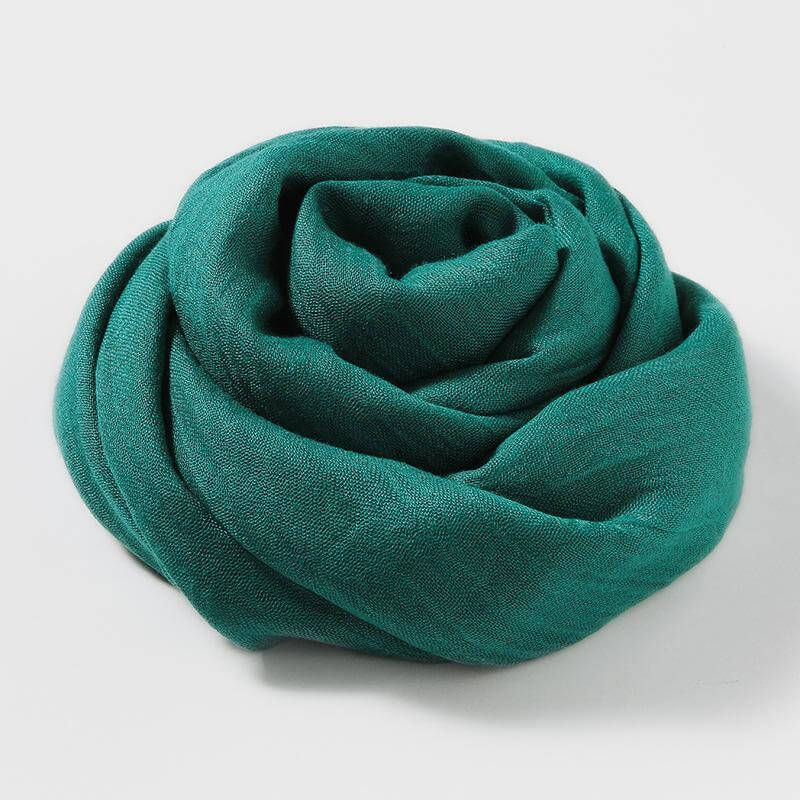 Slubväv scarf | Lätt | Mjuk | Vårscarf | Scarf för kvinnor-Mira Lina