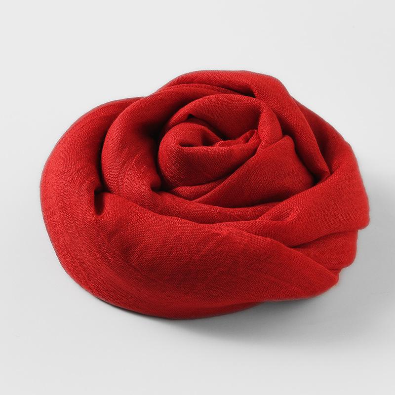 Slubväv scarf | Lätt | Mjuk | Vårscarf | Scarf för kvinnor-Mira Lina
