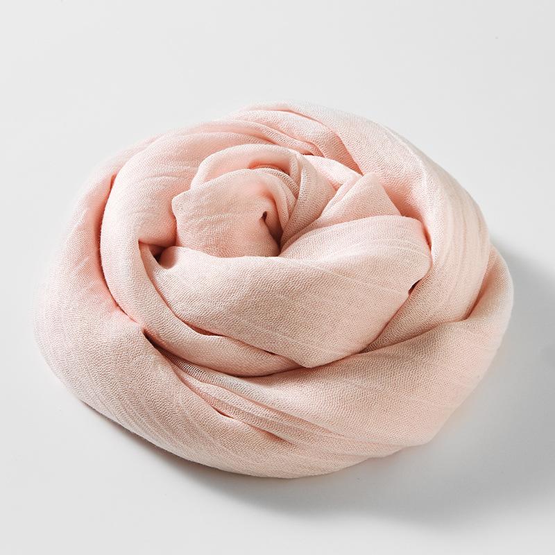Slubväv scarf | Lätt | Mjuk | Vårscarf | Scarf för kvinnor-Mira Lina
