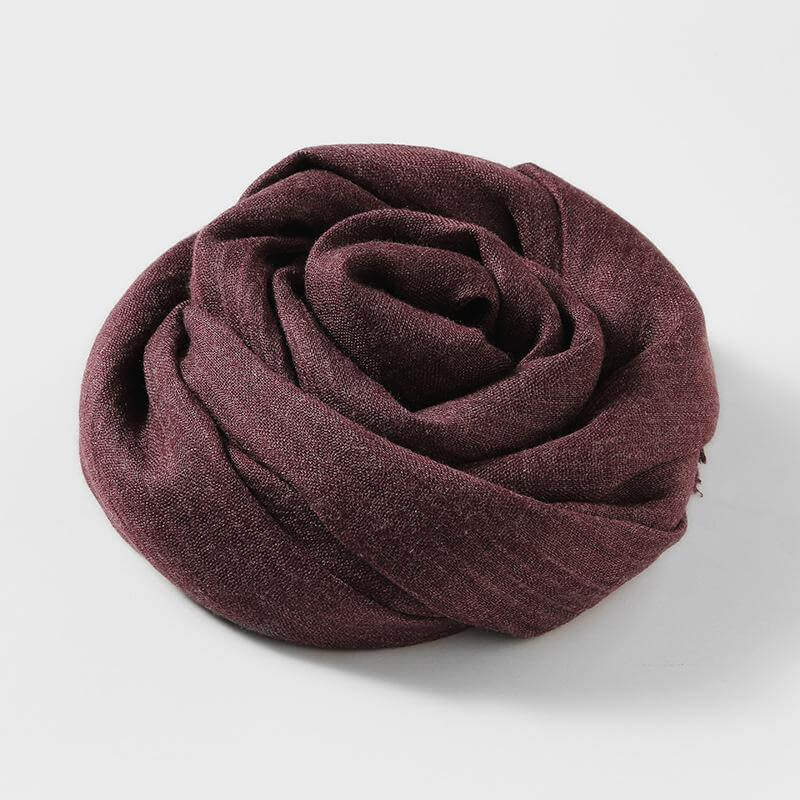 Slubväv scarf | Lätt | Mjuk | Vårscarf | Scarf för kvinnor-Mira Lina