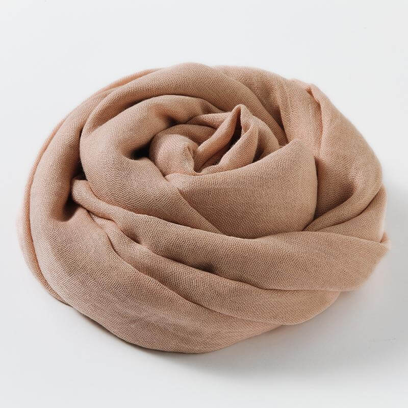 Slubväv scarf | Lätt | Mjuk | Vårscarf | Scarf för kvinnor-Mira Lina