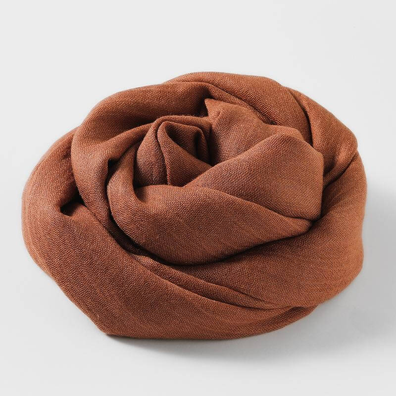 Slubväv scarf | Lätt | Mjuk | Vårscarf | Scarf för kvinnor-Mira Lina