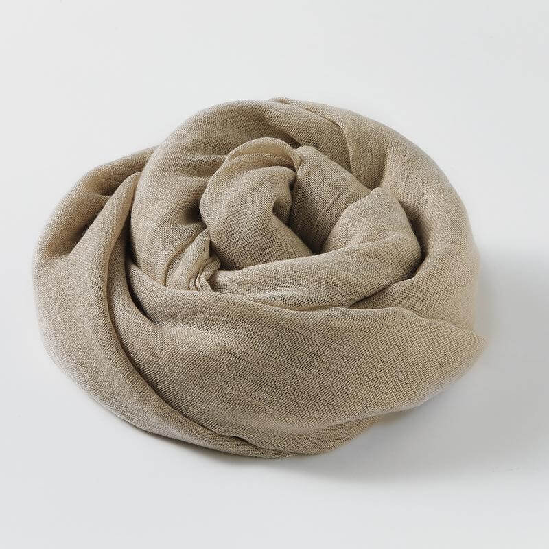 Slubväv scarf | Lätt | Mjuk | Vårscarf | Scarf för kvinnor-Mira Lina
