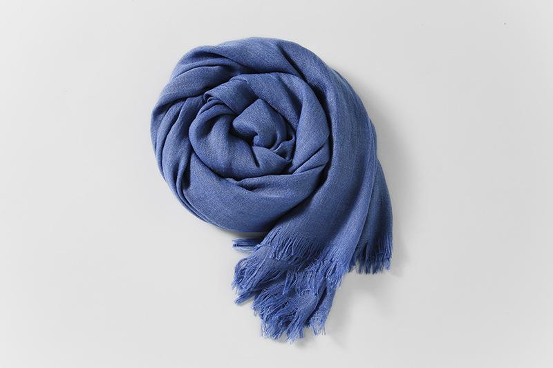 Slubväv scarf | Lätt | Mjuk | Vårscarf | Scarf för kvinnor-Mira Lina