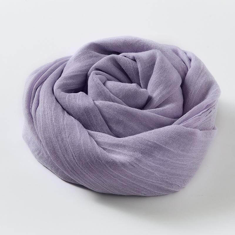 Slubväv scarf | Lätt | Mjuk | Vårscarf | Scarf för kvinnor-Mira Lina