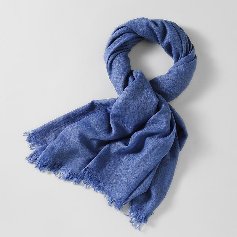 Slubväv scarf | Lätt | Mjuk | Vårscarf | Scarf för kvinnor-Mira Lina
