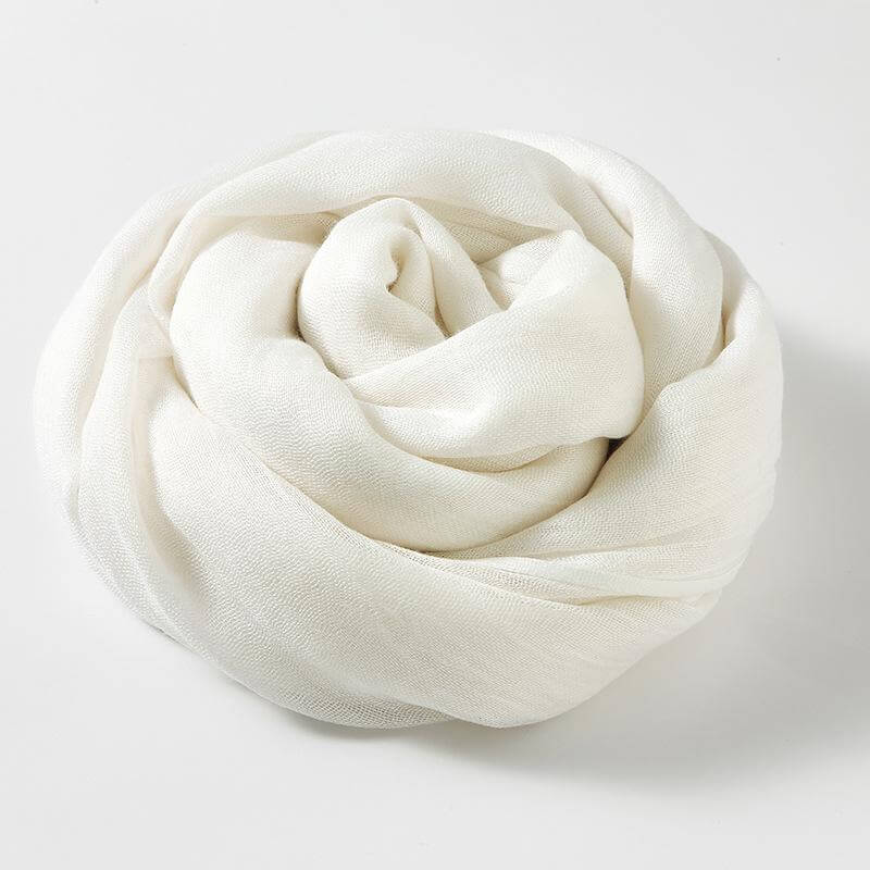 Slubväv scarf | Lätt | Mjuk | Vårscarf | Scarf för kvinnor-Mira Lina