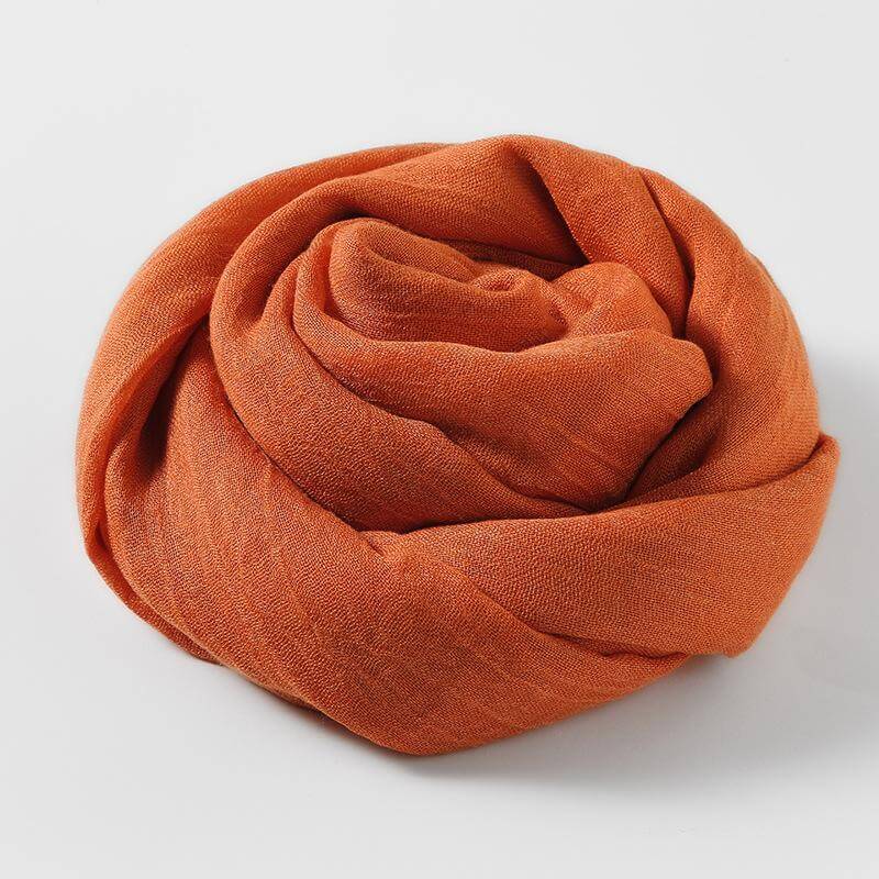 Slubväv scarf | Lätt | Mjuk | Vårscarf | Scarf för kvinnor-Mira Lina