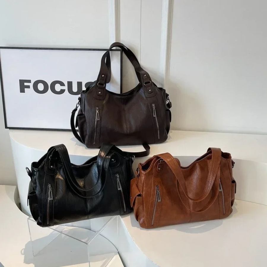 Stor crossbody axelväska för kvinnor-Mira Lina