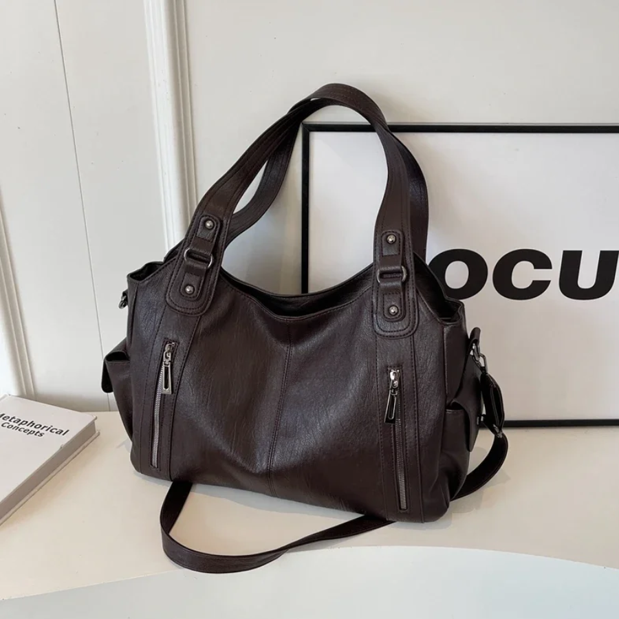 Stor crossbody axelväska för kvinnor-Mira Lina