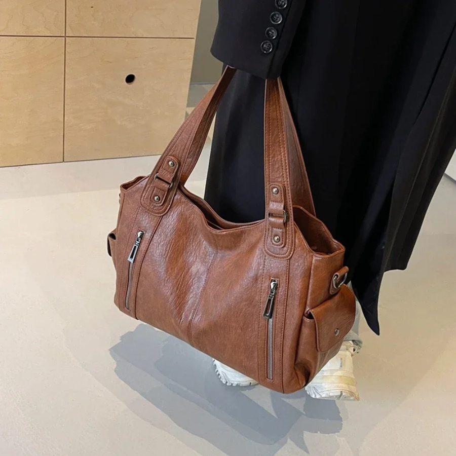 Stor crossbody axelväska för kvinnor-Mira Lina