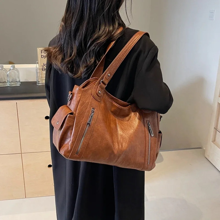 Stor crossbody axelväska för kvinnor-Mira Lina