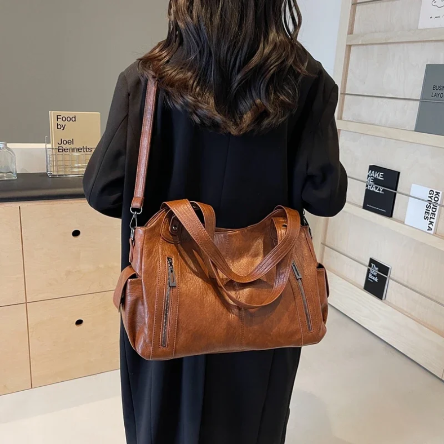 Stor crossbody axelväska för kvinnor-Mira Lina