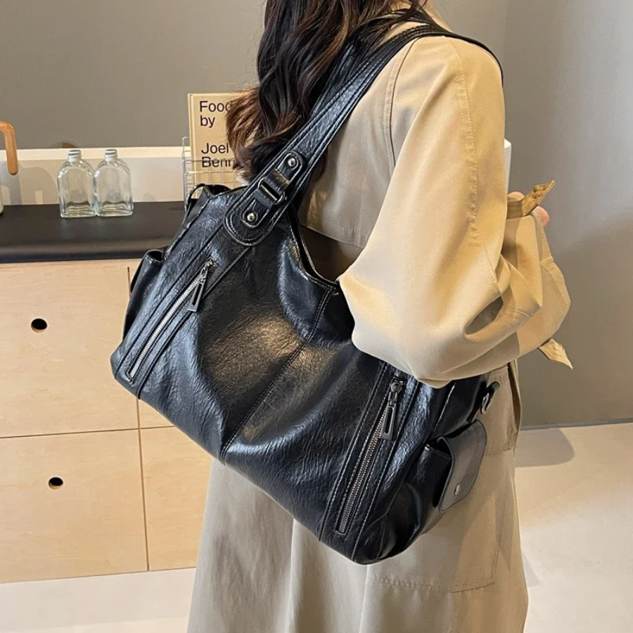 Stor crossbody axelväska för kvinnor-Mira Lina