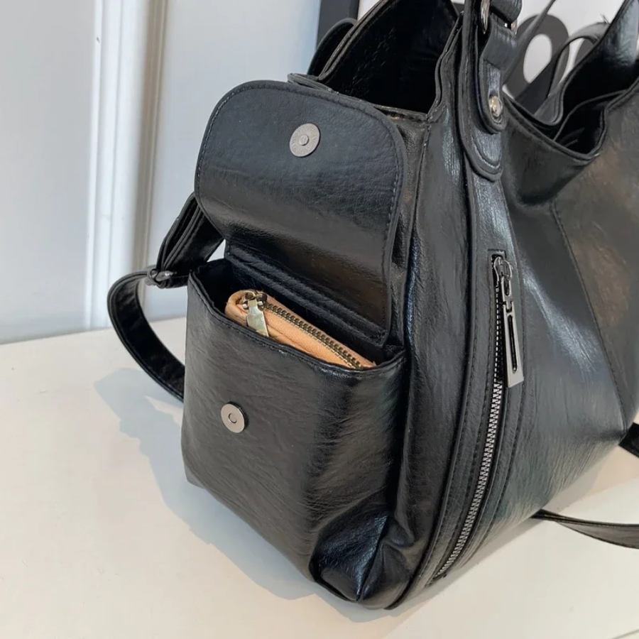 Stor crossbody axelväska för kvinnor-Mira Lina