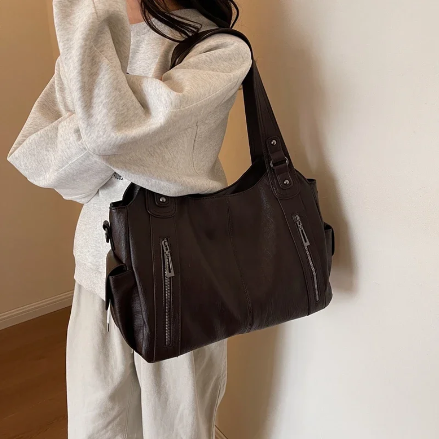 Stor crossbody axelväska för kvinnor-Mira Lina