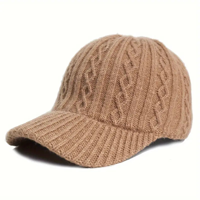 Strickmütze – Unisex – Verstellbar – Wintermütze – Damenmützen-Mira Lina