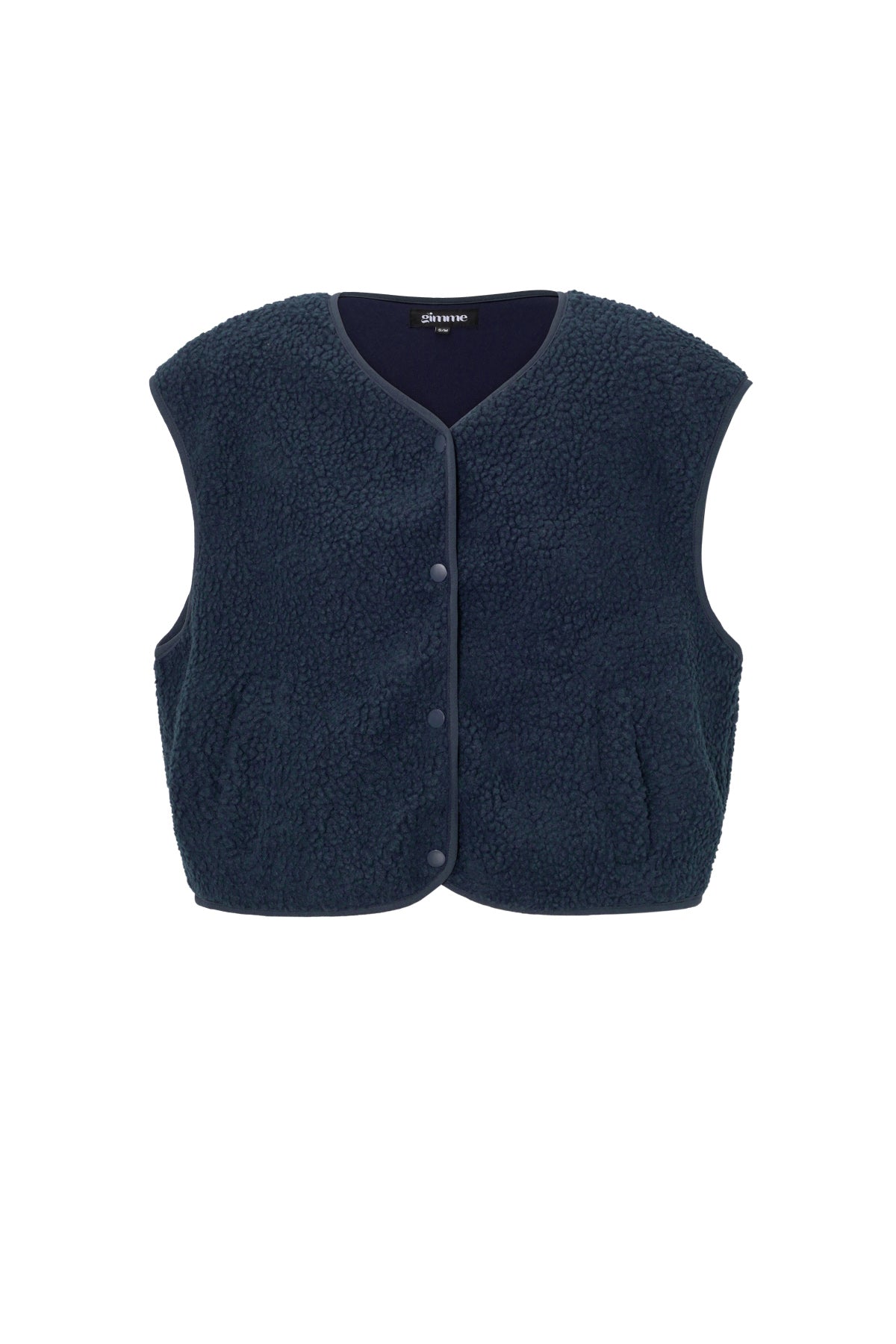 Teddyväst - Ärmlös - Loose Fit - Fleeceväst - Gilet för dam-Mira Lina