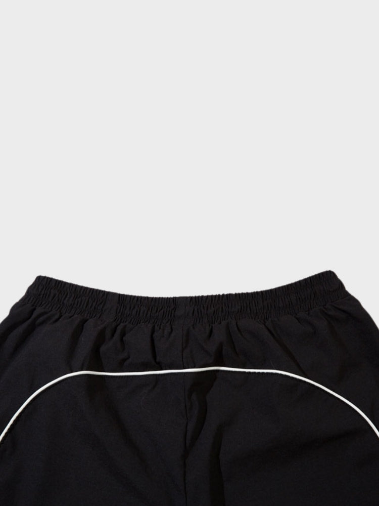Träningsbyxor - Snörning - Loose Fit - Träningsbyxor med vida ben - Träningsbyxor för kvinnor-Mira Lina