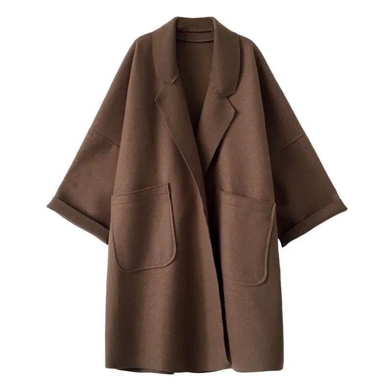 Trenchcoatigan – Ull – Oversized – Trenchcoat – Damrock-Mira Lina