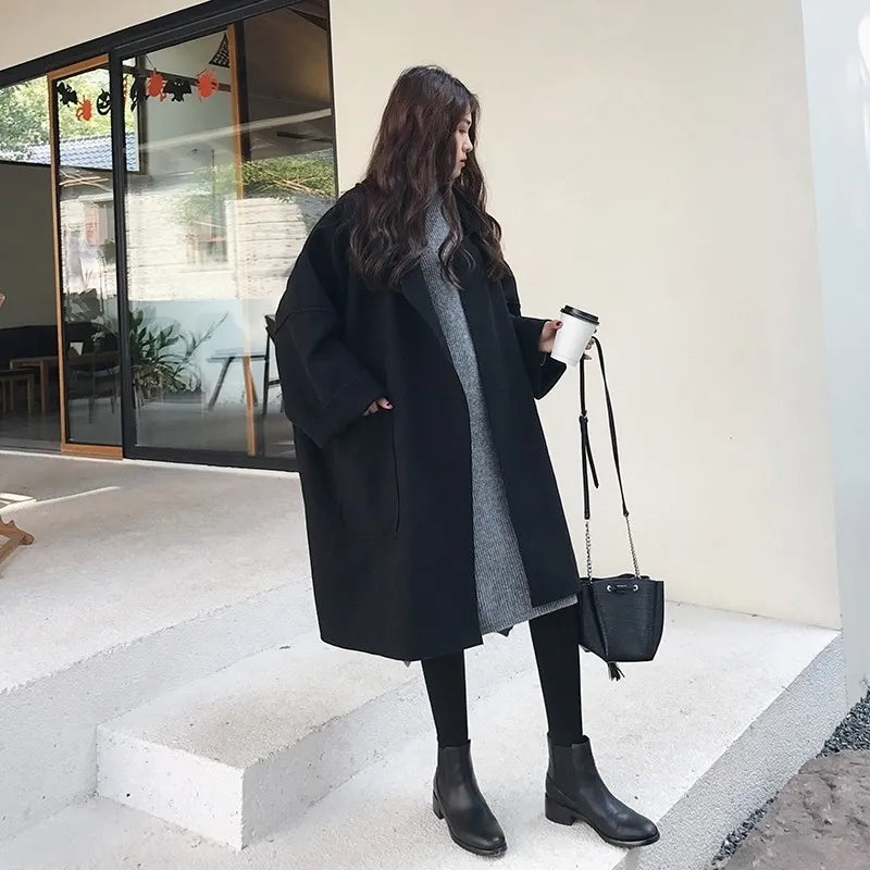 Trenchcoatigan – Ull – Oversized – Trenchcoat – Damrock-Mira Lina