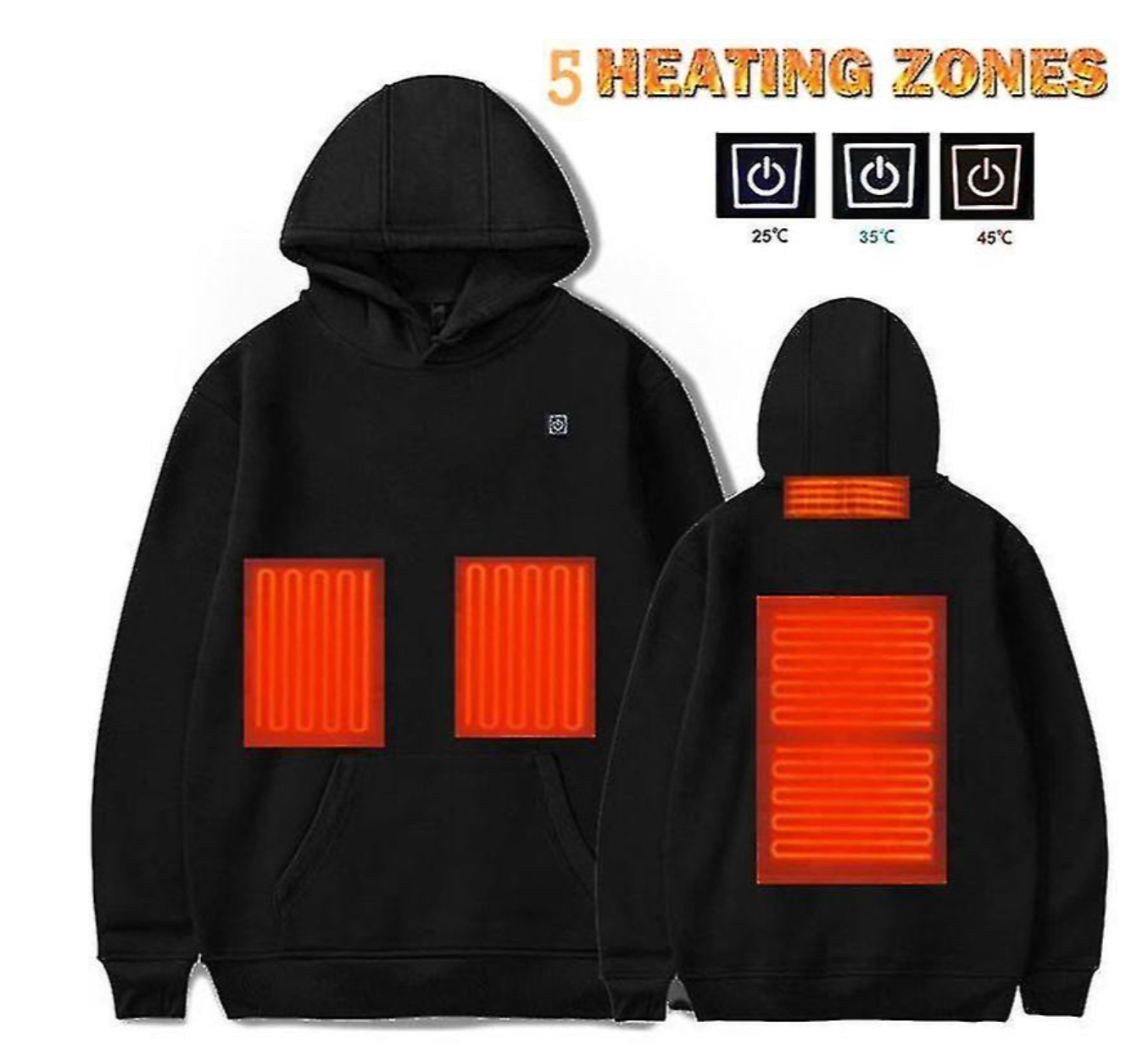 Uppvärmd Hoodie – Varm – Tröja – Vinterhoodie – Hoodie för damer-Mira Lina