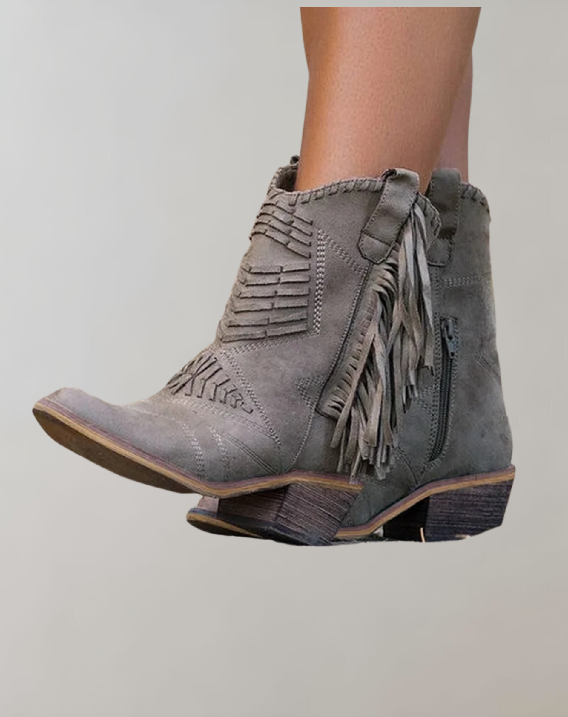 Westernstövlar | Ankel | Tassel | Cowboystövlar | Cowgirlstövlar-Mira Lina