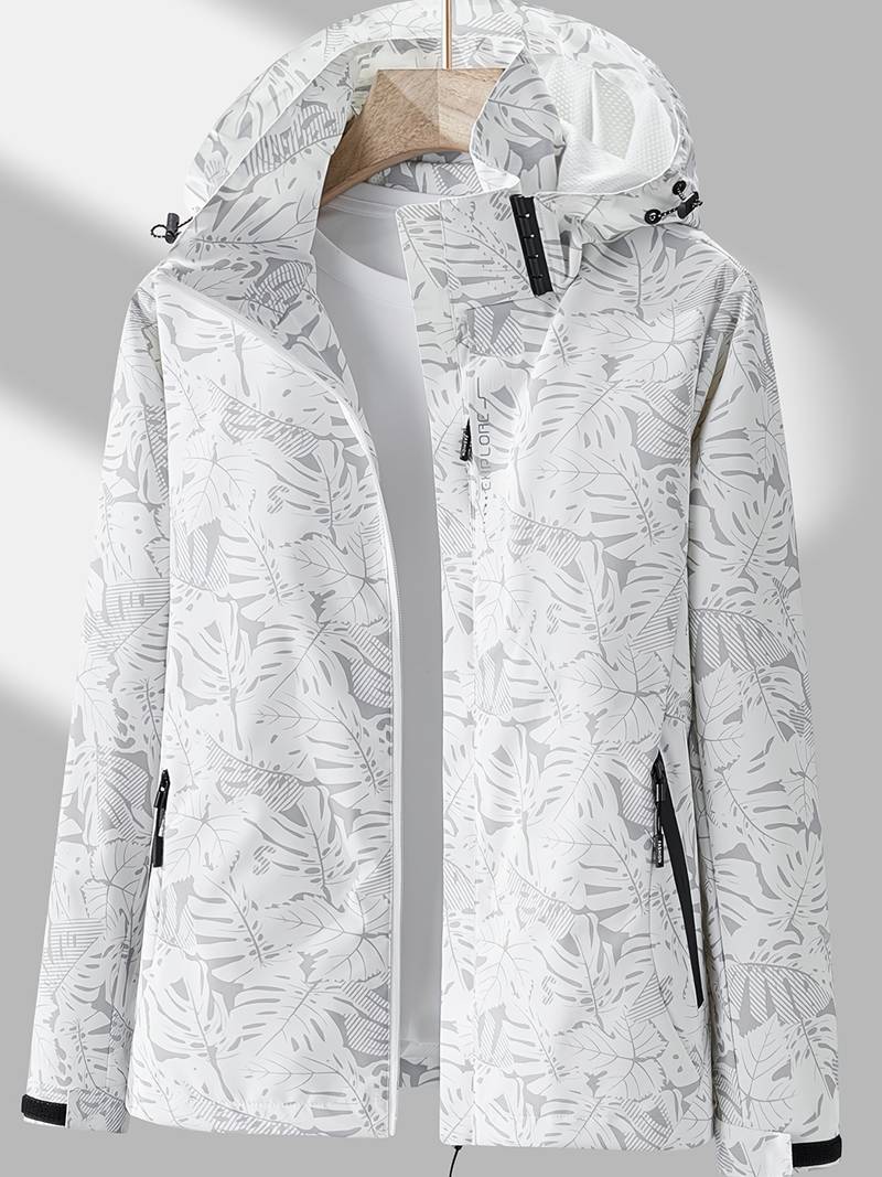 Windbreaker Jacket - Vattentät vandringsjacka med huva för damer-Mira Lina