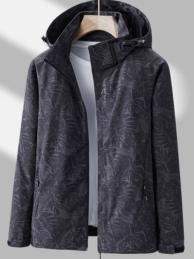 Windbreaker Jacket - Vattentät vandringsjacka med huva för damer-Mira Lina
